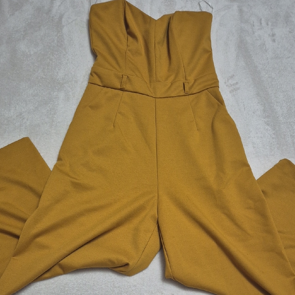 Elegant Mustard Jumpsuit